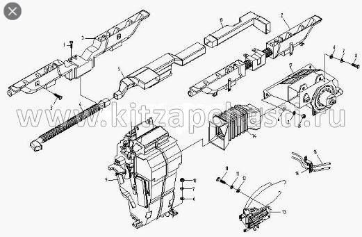 Воздуховод отопителя подающий Baw Fenix 1065 BP17808110054